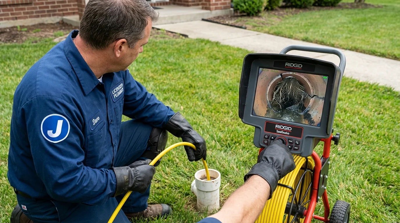Sewer camera inspection being performed by Johns Plumbing LLC in El Mirage
